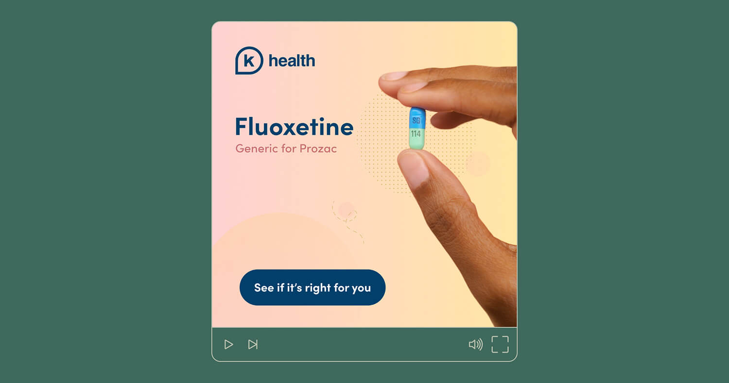 Video thumbnail of an ad for Fluoxetine